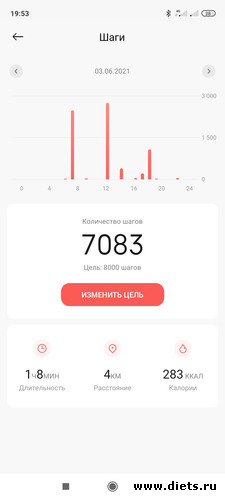 3 фото: шагомер