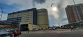 солнце и такие здания - паркинги вообще без окон, какие-то цистерны, но мне нравится