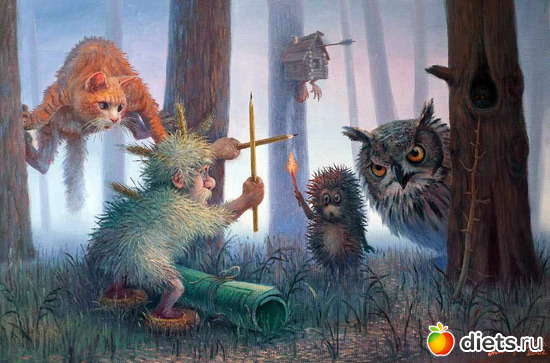 Вышел ёжик из тумана, альбом: Художник Алатырский