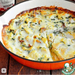 Минтай в яйце с зеленым луком