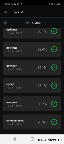 Шаги 10 - 16.05.2021 по дням1, альбом: Мой миллион 2021