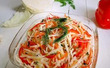 Маринованная капуста с перцем, быстрого приготовления, простой рецепт