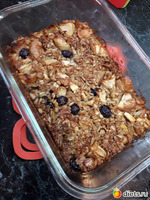 Овсяно-яблочная коврижка