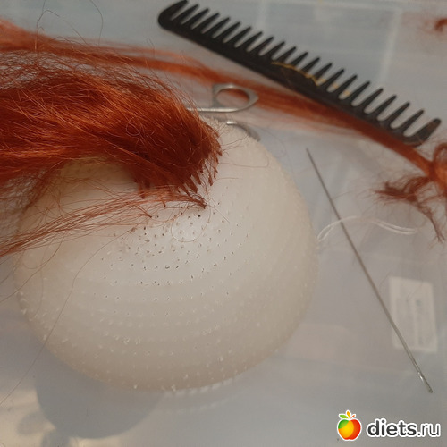 Волосы кукле, альбом: Кукла Наташа из Нижнего Рыстюга