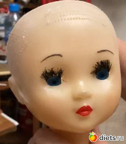 примерка новых глазок