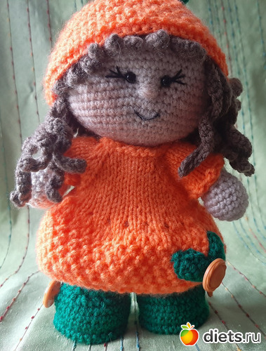 пупс - малашка Мандаринка, альбом: Куклы по мк Татьяны Соколовой