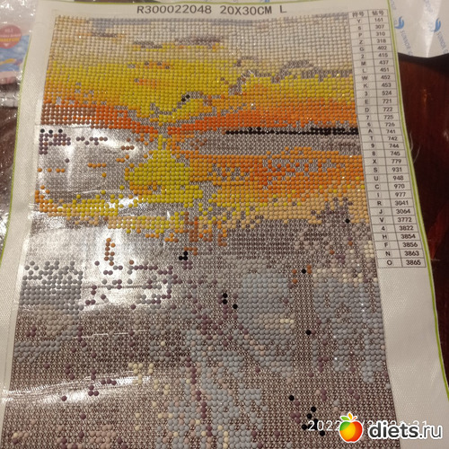 Заказывала "вслепую", то есть изначально какая картинка будет известно не было, альбом: Алмазная вышивка