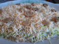 посыпаю сверху сыром