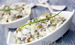 Салат из морской капусты с огурцом