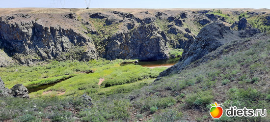 но мы его нашли! моё место силы! мой любимый пляжик! вон он там, внизу, видите? до него ещё тёпать и тёпать. в тот день я нашагала 13 тыщ шагов))) и это подъём и спуск в горы))), альбом: Лето 20 и 22/ Селетинские каньоны. 22.08.20/14.07.22
