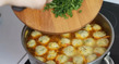 Суп куриный с сырными шариками