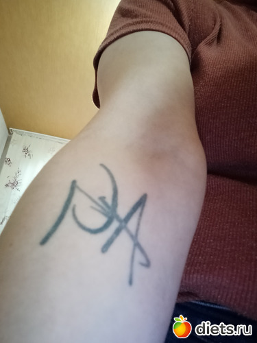 Моя тату, инициалы Артуро Гатти, легендарного боксёра. Сделала, чтобы получить частичку его отваги и силы, альбом: Бокс - моя любовь