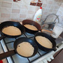была бы пятая комфорка, можно было бы и на 5 жарить)))