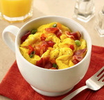 Омлет в кружке за 5 минут