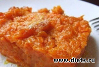 Морковно-яблочная запеканка.