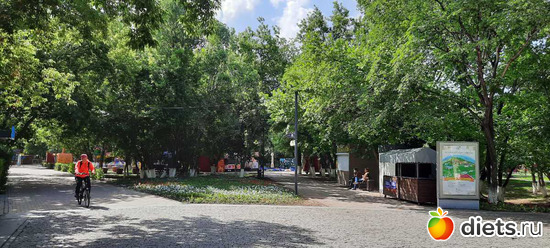 старый парк рано утром, ещё до открытия, альбом: Астана Зима/весна/лето 2023