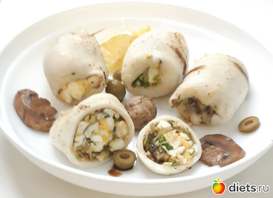 Кальмары фаршированные, альбом: Мои блюда