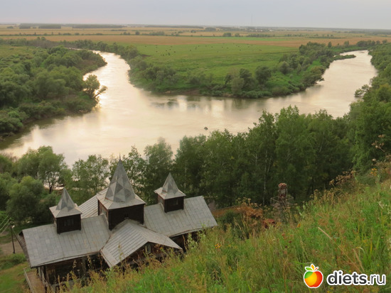 здесь было царство хана Кучума, здесь, по преданиям утонул его сын..., альбом: Ишим