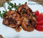 Курица в пиве на сковороде