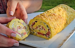 КАБАЧКОВЫЙ РУЛЕТ С НАЧИНКОЙ.