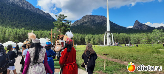 на поляне Аблай хана, альбом: Отдых с внучей в Боровом 2024