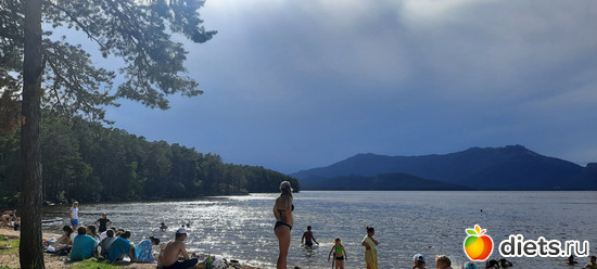 надвигается туча, альбом: Отдых с внучей в Боровом 2024