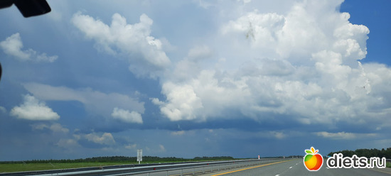 где-то идёт дождь, альбом: Отдых с внучей в Боровом 2024