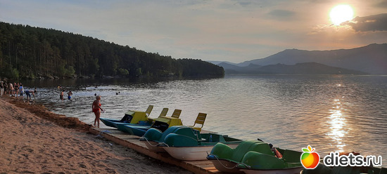 закат! красота!!! первый день закончен, альбом: Отдых с внучей в Боровом 2024