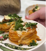 Гнезда с фаршем