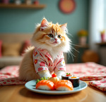 Котика в ленту