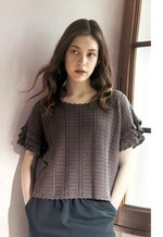 Шоколадная кофточка крючком. Совместное вязание