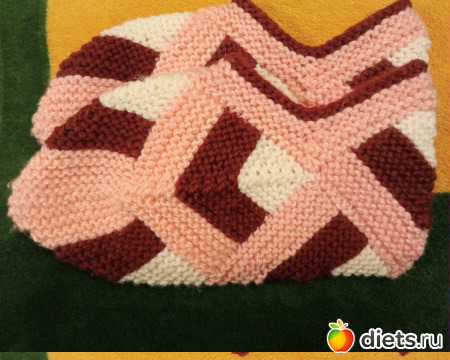 Тапочки по МК Вероники Лазуты