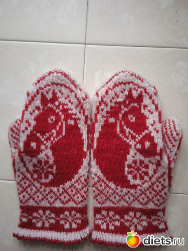 2 фото: Варежки