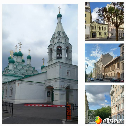 Церковь ( моя) Симеона Столпника Здесь венчались граф Шереметьев со своей крепостной Жемчуговой, альбом: МОЯ УЛИЦА