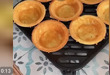 Хрустящие тарталетки с крабовыми палочками и нори