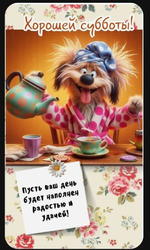 доброй субботы!