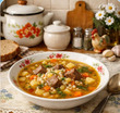 МЯСНОЙ СУП С ПЕРЛОВКОЙ
